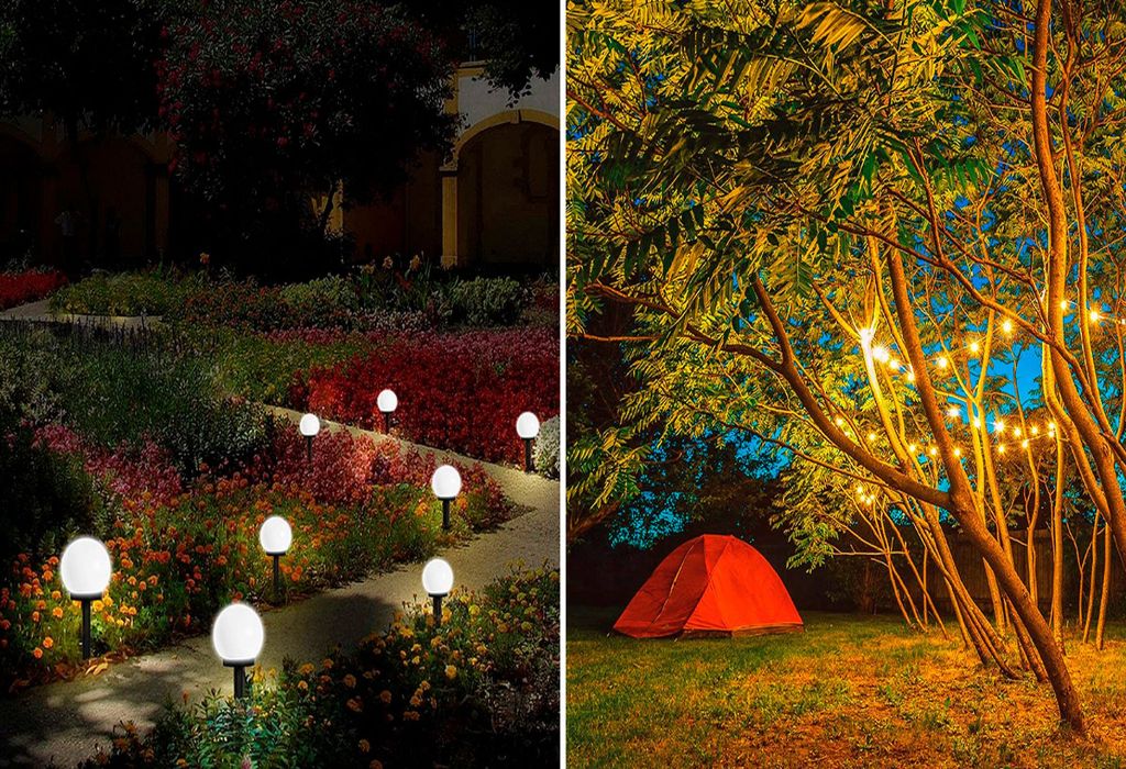 Ideas Top para iluminar el jardín con luces led 1